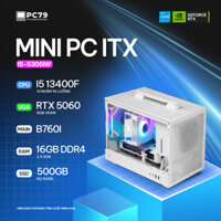 Mini PC ITX i5-5305iw – Deepcool CH160/ i5-13400F/ RTX 5060/ RAM 16G White
