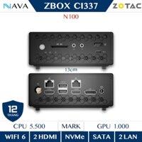 Mini PC ZOTAC NANO ZBOX-CI337 INTEL N100