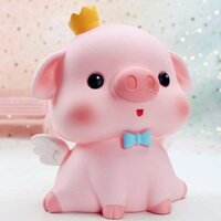 mini piggy bank piggy tube Saving piggy bank large -sized piggy bank Dễ Thương Heo Đất Chống Sốc Trẻ Em Heo Lớn Cô Gái Dễ Thương Heo Đất Đồng Xu Ngân Hàng Heo Đất Trong
