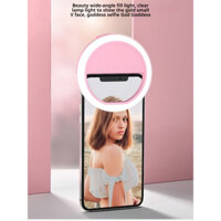 Mini portable Led lamp bead clip lamp round mobile phone fill light selfie photo beauty lamp