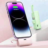 Mini Power Bank 5000mAh Portable Mobile Phone Charger External Battery Power Bank Plug and Play Type-C for Samsung Huawe