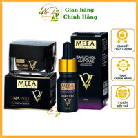 (MINI SIZE) Combo Tinh Chất Bakuchoil & Kem Face Dna Collagen Ver 2 Meea (10ml vs 10g)