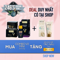 (MINI SIZE) MEEA V2 Combo mini Tinh Chất Bakuchoil & Kem Face Dna Collagen Ver 2 Meea (10ml vs 10g)