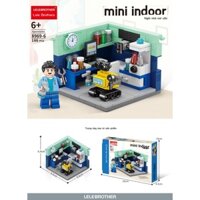 Mini Street View Thành Phố Xây Dựng Mô Hình Đồ Chơi Giáo Dục Trẻ Em Khối Xây Dựng