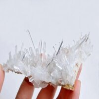 Mini Trong Suốt Cụm Thạch Anh Nhỏ Pha Lê Đá Vòng Tay Làm Sạch Trang Trí Nhà Cửa Bàn Làm Việc Trang Trí