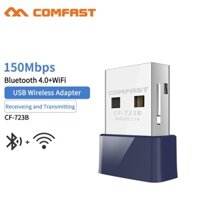 Mini Wifi Usb Adapter 150Mbps Bluetooth 4.0 Dongle 2.4GHz Wifi Usb Cho Máy Tính Để Bàn Laptop Nano Card Mạng Thu Không Dây