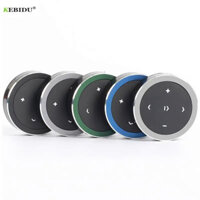 Mini Wireless Bluetooth-compatible Media Button Remote Controller Car Motorcycle Steering Wheel MP3 Music Play For IOS A