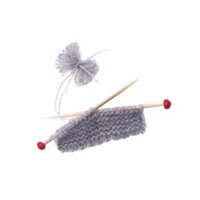 Miniature Sewing with Iron Board 1 12 Wood Beautifully Decorate Educational Toy Mini Hand Knitting Sweater Model for Christmas Gift Child - grey