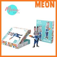 MiniBlock Đồ chơi xếp hình lego Zootopia - Nick And Judy - size XL 2021 pcs