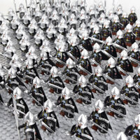 Minifigure lính cổ đại, quân đoàn, chúa tể thời trung cổ, lâu đài hiệp sĩ, khối xây dựng lắp ráp đồ chơi trang trí