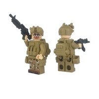 Minifigure mới tương thích, cảnh sát chống cháy nổ, SWAT, lực lượng đặc biệt, quân đội, đồ chơi khối xây dựng cho trẻ em AGSN