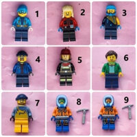 Minifigures Real Lego City, Arctic Explorer ( Nhà Thám Hiểm Bắc Cực), Mini Lính Cứu Hỏa Real 2nd