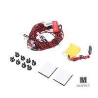 Minifrut] 1 Bộ Đèn LED RC Flash 8 Hệ Thống Chiếu Sáng LED Cho Máy Bay Trực Thăng RC MỚI