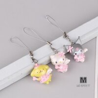 Minifrut] 5 Cái / bộ Dây Điện Thoại Di Động Đồ Trang Trí Búp Bê Tự Làm Trang Trí Bánh Quà Tặng Kid MỚI