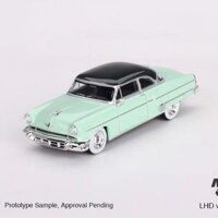 Minigt 1: 64 #623 Mẫu xe hợp kim xanh Lincoln Capri Lincoln 1954