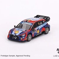 Minigt 710 1: 64 Hyundai Hyundai i20 N Rally1 WRC Hợp Kim Xe Mô Hình Đồ Trang Trí