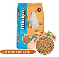 MININO YUM (BLISK mới) gói 350gr và 15kg - Thức ăn viên cao cấp cho mèo mọi lứa tuổi  - (HoaMy A 203) for cats.