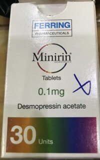 Minirin 0.1mg Lọ /30 viên (trị đái tháo nhạt, tiểu đêm)