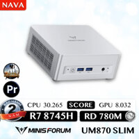 Minisforum UM870 GTR7 AMD Ryzen 7 8745H 7840HS RADEON 780M Máy tính Mini PC Beelink Minisforum