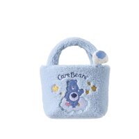 Miniso Chăm Sóc Gấu Túi Tote Dễ Thương Giả Lông Ví Túi Xách Hoạt Hình Thời Trang Túi Lông Túi Tote Sang Trọng Đeo Vai Vui Nhộn Cho Nữ