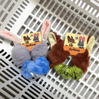 Miniso Crazy Zoo Series Dây buộc tóc Dây cao su Băng đô Nick Judy Phụ kiện tóc