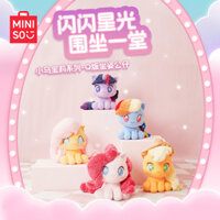 MINISO Dòng My Little Pony Phiên bản Q Đồ chơi nhồi bông tư thế ngồi siêu dễ thương Quà tặng búp bê phòng ngủ sinh viên
