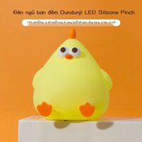 MINISO Dundunji LED Silicone Pinch Đèn ngủ dễ thương Giải nén khí quyển Đèn bàn cạnh giường ngủ