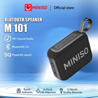 MINISO M101 Loa Bluetooth Không Dây Thật HIFI Stereo Thể Thao Ngoài Trời Loa Bluetooth Loa Siêu Trầm Tuổi Thọ Pin Dài Âm Thanh Bàn Nhạc Laptop Thiết Kế Âm Lượng Lõi Kép