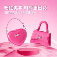 Miniso MINISO Cao Cấp Barbie Series Tình Yêu Đồng Hồ Cát Túi Xách Cao Cấp Dễ Thương Phong Cách Công Chúa Phong Cách Mới Cô Gái XIR4
