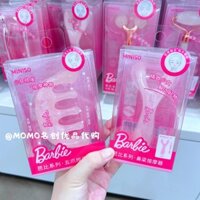 Miniso MINISO Cao Cấp Barbie Năm Móng Massage Lược Mũi Cầu Massage Dễ Thương Màu Hồng Kem Mắt Dính Lông Mi Uốn
