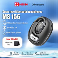 MINISO MS156 AI Tai nghe không dây Bluetooth 5.4 Tai nghe dịch tiếng bằng AI IPX5 Tai nghe thể thao chống nước Tai nghe khử tiếng ồn có micrô Tai nghe dẫn truyền xương