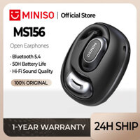 Miniso MS156 Tai nghe tai mở Tai nghe Bluetooth loại bỏ tiếng ồn Bluetooth 5.4 Tai nghe không dây IPX5 Tai nghe thể thao chống nước có Mic Tai nghe dẫn truyền xương