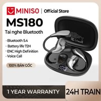 MINISO MS180 Tai nghe Bluetooth 5.4 Độ trễ thấp Bản dịch hai chiều Biên bản cuộc họp Du lịch xã hội Tai nghe thiết yếu để dịch