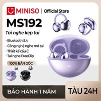 MINISO MS192 Al Tai nghe không dây dịch thời gian thực thông minh Bluetooth 5.4 SLEEP ASMR có màn hình cảm ứng LED Tai nghe kinh doanh có Mic chống nước IPX5