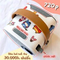Ministore 🎬 Máy Chiếu Mini Moonie LED Projector Độ Phân Giải 1080p - Tặng kèm sticker trang trí