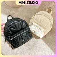 mini.studio Balo pe.dro mini trần trám size 18 hàng xuất xịn không box