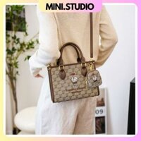mini.studio Túi xách nữ Beibaobao dáng totle size 34 miệng có kéo khoá bản 2024