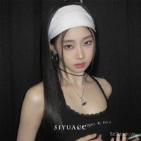 Minji Kim Min-chul Băng đô đan kiểu dáng tương tự, băng đô thể dục đa năng, dây buộc tóc đơn giản, băng đô thể thao co giãn cho phụ nữ