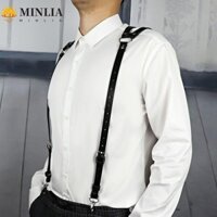 Minlia Nam Treo Nam Sáng Tạo Quần Treo Kẹp Áo Sơ Mi Kẹp Dây Đeo Kẹp Quần Nẹp Quý Ông Cơ Thể Ngực Dây nịt