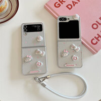 Minmin cho Samsung Galaxy Z Flip6 5 4 Xiaomi MIX OPPO Find N3 / N2 Flip Bảo vệ toàn diện Mặt dây chuyền Vỏ chống va chạm cho Xiaomi Samsung OPPO Vỏ sáng tạo
