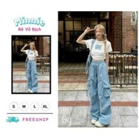🍀MINNIE🍀 🛍Đầm váy nữ 🛍Set bộ đồ nữ áo croptop kèm quần túi hộp đầy phong cách siêu cá tính