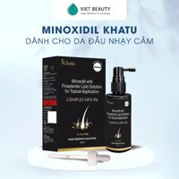 Minoxidil Khatu cho da đầu nhạy cảm giúp mọc tóc chứa Minoxidil,Redensyl,Finasteride Complex MFR 5% 60ml Không Chứa Cồn