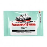 Mint Fisherman Friend 25g - Kẹo con tàu (vị bạc hà không đường)