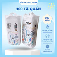 Miobuss 100 Miếng Bỉm Tã Quần Bo Mông Đủ Size. Bỉm Có Dán Sau, Cuộn Bỉm Sau Khi Dùng (2 Bịch)