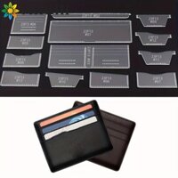 Mipahi 13 Cái / bộ Ví Họa Tiết Stencil Acrylic Ví Mẫu Trong Suốt
