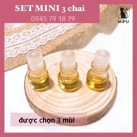 [MIPU PERFUME] Set mini 3chai 1ml - được chọn 3 mùi khác nhau