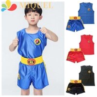 Miquel MMA Muay Thái Quần Short Và Áo Thun, Sanda Đồng Phục Vest Dragon Kick Boxing Suit, Quần Short Thể Thao Miễn Phí Chiến Đấu Wushu Trunks Trẻ Em