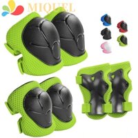 Miquel protective gears set 6pcs tấm bảo vệ thể thao ngoài trời tấm bảo vệ đầu gối nẹp an toàn đi xe đạp bộ dụng cụ thể thao tấm lót khuỷu tay