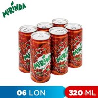 Mirinda xá xị 320ml x 6
