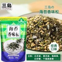 Mishima Furikake Rong biển Mè Bột rong biển Gia vị gạo tức thì cho trẻ em Nhật Bản Thành phần cơm nắm sushi Sử dụng tại nhà